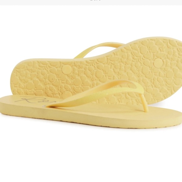 LAST 1 - NEW Roxy glitter flip flops/thongs/sandals - Picture 9 of 10